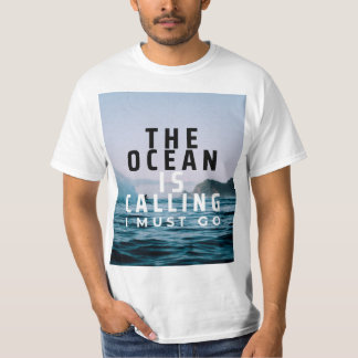 Oceanen kallar Surfa T-shirt