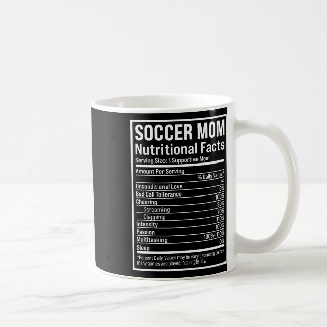 Oceanen Mamma Ll Mamma Nutritional Facts Funny Mor Kaffemugg (Höger)