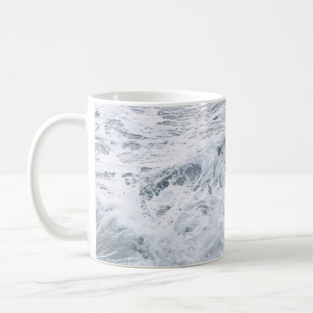 Oceanen med våg kaffemugg (Vänster)