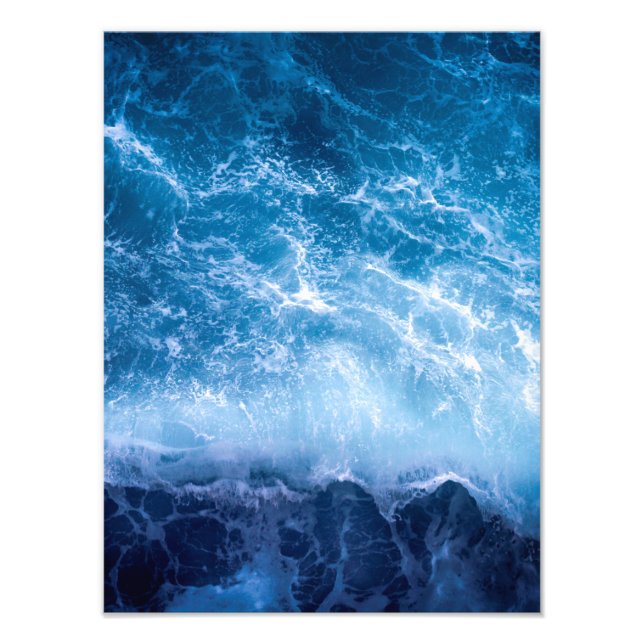 Oceanen - Mörk blått Vinkara Fototryck (Framsidan)