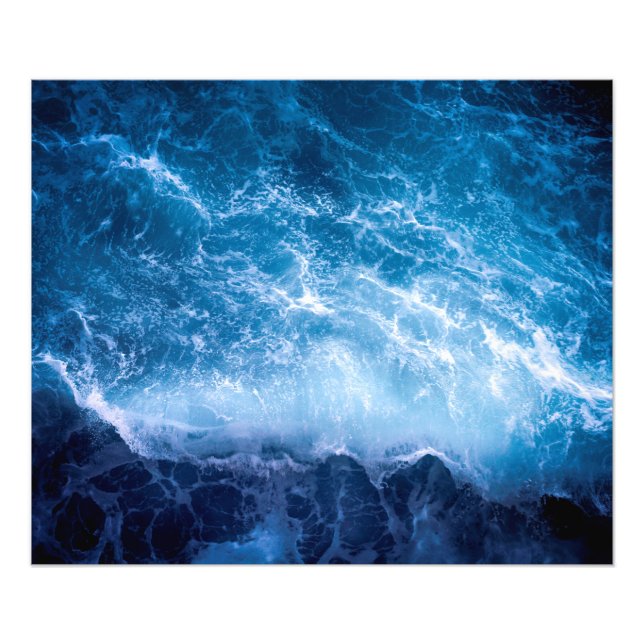 Oceanen - Mörk blått Vinkara Fototryck (Framsidan)