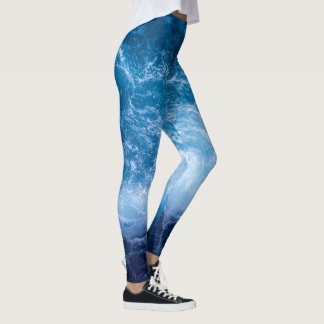 Oceanen - Mörk blått Vinkara Leggings