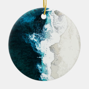 Oceanen och Beach Julgransprydnad Keramik