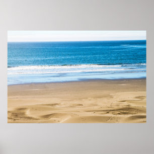Oceanen och Sand Poster