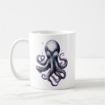 Oceanen Octopus Mugg