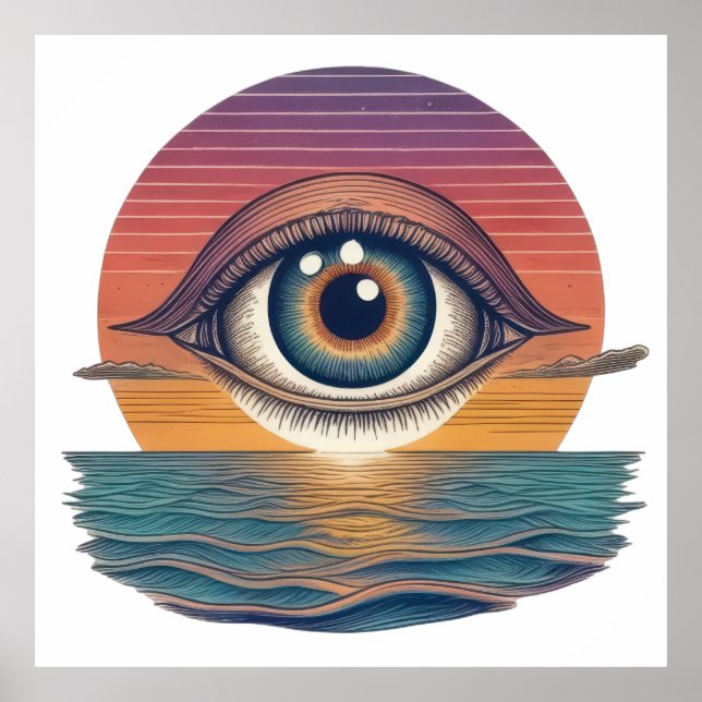Oceanen Öga Poster (Framsidan)