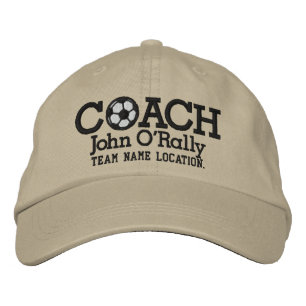 Oceanen Personalize Coach Hat Namn Team Broderad Keps