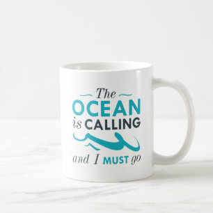 Oceanen ringer kaffemugg