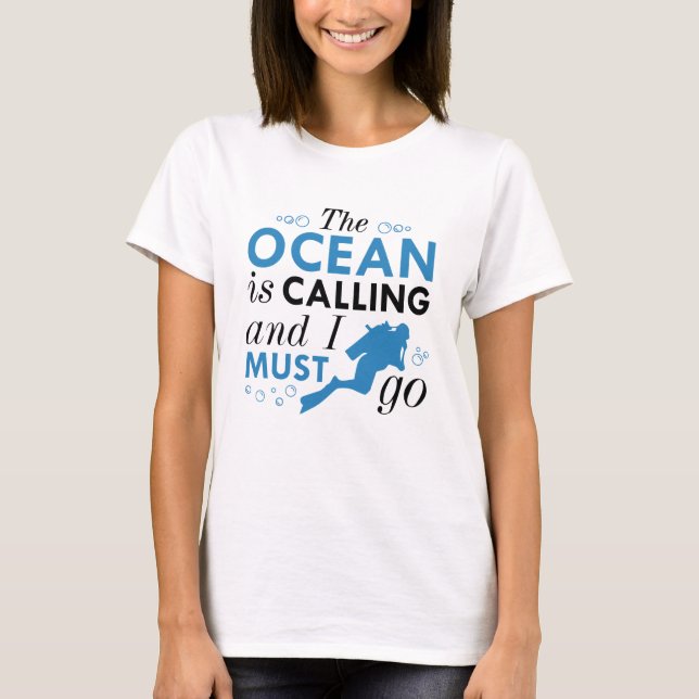 Oceanen ringer t shirt (Framsida)