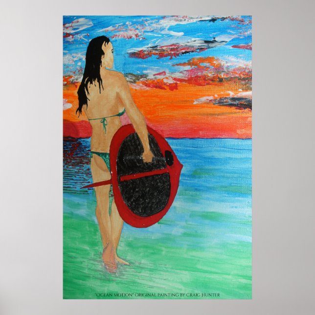 Oceanen rörelse poster (Framsidan)