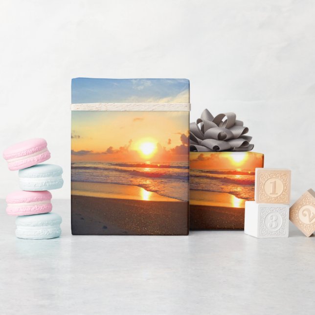 Oceanen Sol Presentpapper (Baby Shower)