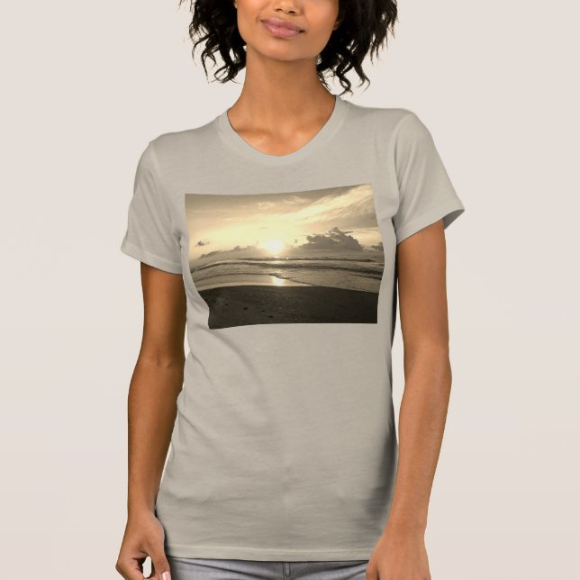 Oceanen Sol  T Shirt (Framsida)