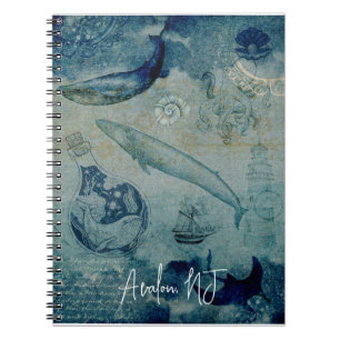 Oceanen Spiral Journal/Guest Bok Anteckningsbok