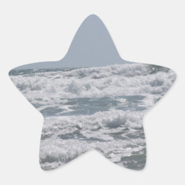 Oceanen Stjärnformat Klistermärke
