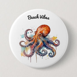 Oceanen Stollig: Färgbläckfisk Knapp