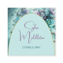 Oceanen under havskorallens QR-Affärskort