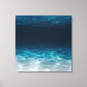 Oceanen Vatten under havet Canvastryck