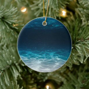 Oceanen Vatten under havet Julgransprydnad Keramik