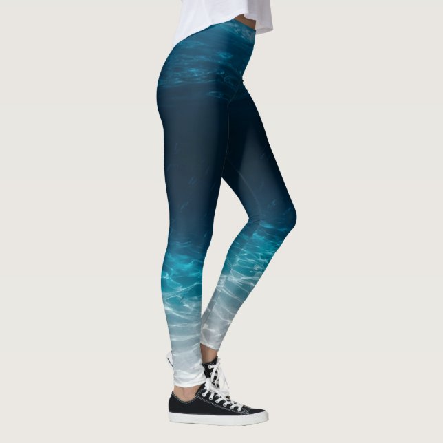 Oceanen Vatten under havet Leggings (Höger)