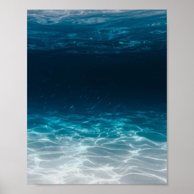 Oceanen Vatten under havet Poster (Framsidan)