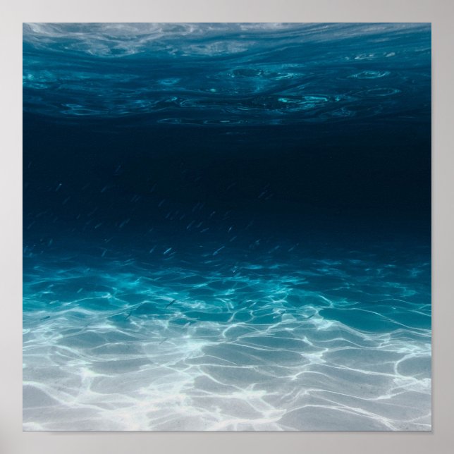 Oceanen Vatten under havet Poster (Framsidan)