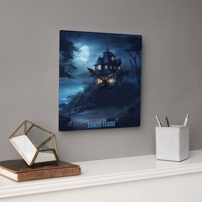 Oceanens Kant Manor Fyrkantig Klocka (Kontor)