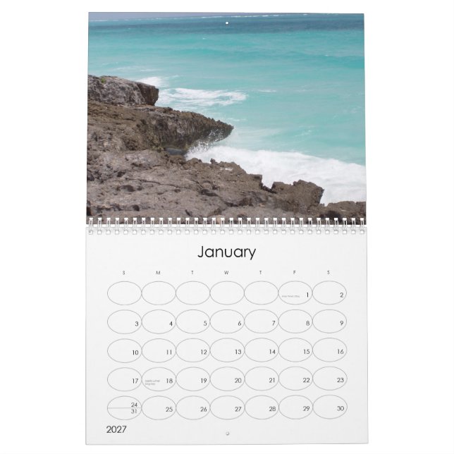 Oceaner 2009 kalender (Jan 2027)