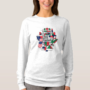 Oceaner 2026 USA, Kanada, Mexiko Football Art T Shirt