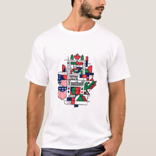 Oceaner 2026 USA, Kanada, Mexiko Football Art T Shirt