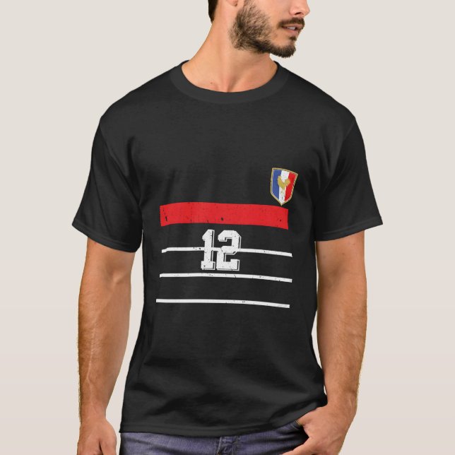 Oceaner Inspired Frankrike T Shirt (Framsida)