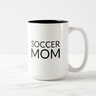 Oceaner Mamma, svartvit keramik Två-Tonad Mugg