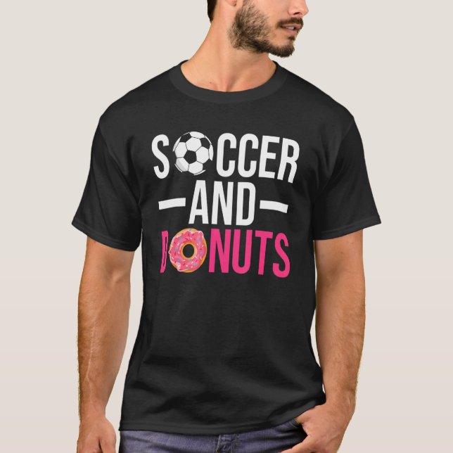 Oceaner och donuts Snack Donut T Shirt (Framsida)