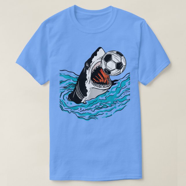 Oceanhaj som spelar upp Coolan Boll (Djuren Sports T Shirt (Design framsida)