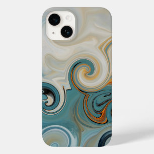 Oceanhaltig Vinkar Beach Teal Blue Abstrakt 74