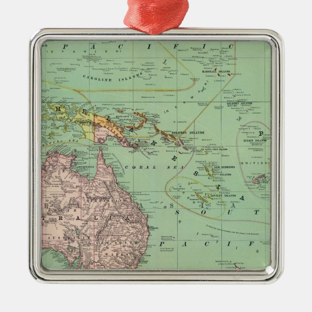 Oceania Malaysia Julgransprydnad Metall (Framsidan)