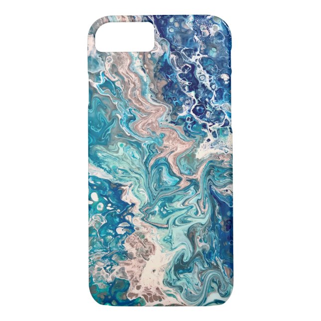 Oceanic Fluid konst Case-Mate iPhone Skal (Baksida)