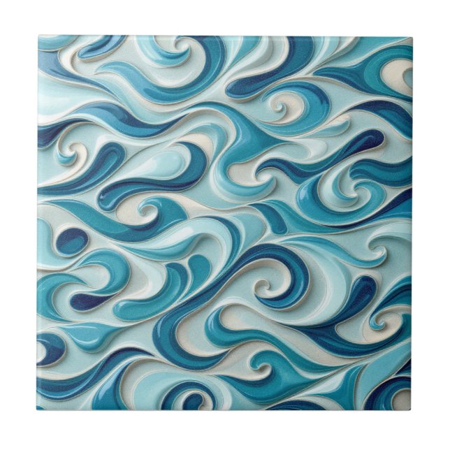 Oceanic Harmony Kakelplatta (Framsidan)