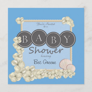 Oceanic Pojke Shower-inbjudan Inbjudningar