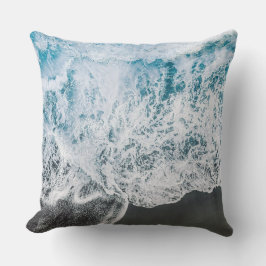 Oceanic Serenity Beach Water Pillow Kudde