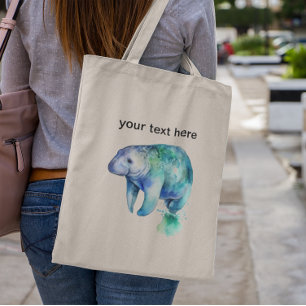 Oceanic Whisper Manatee, anpassningsbar Tygkasse