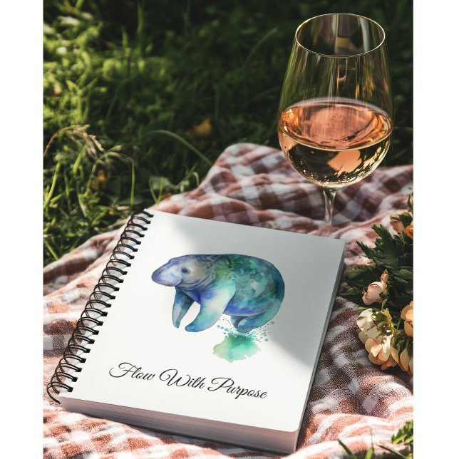 Oceanic Whisper Manatee, custom Anteckningsbok (Skapare uppladdad)