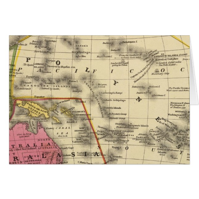 Oceanica Hälsningskort (Framsidan Horizontal)