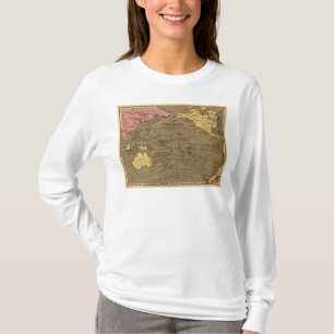 Oceanica räcker den kulöra kartbokkartan t-shirt