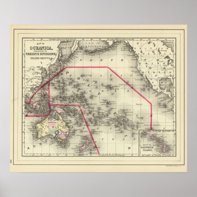 Oceanica, Sandwichöarna 2 Poster (Framsidan)