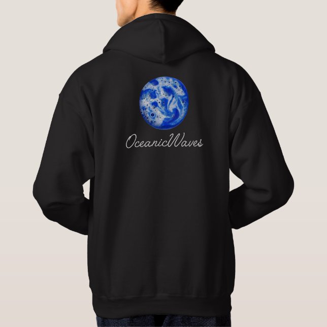 OceanicWaves (unique) Hoodie (Baksida)