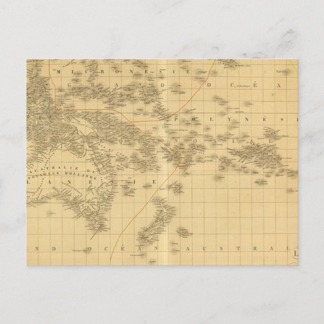 Oceanien 2 vykort (Framsida)