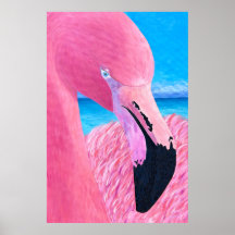 Oceanien, Big Head Flamingo av Just Dahl