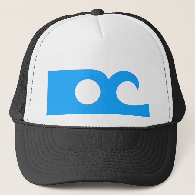 Oceanien City flagga America Maryland Truckerkeps (Framsida)