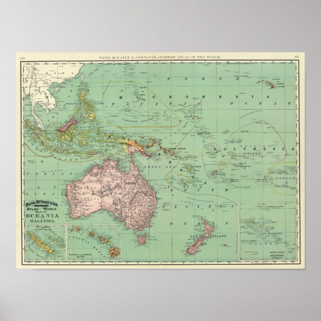 Oceanien, Malaysia Poster (Framsidan)