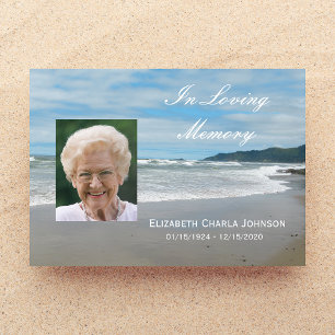 Oceanien med inbjudningar till Photo Memorial Serv